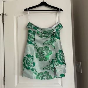 Runaway Green Floral Dress